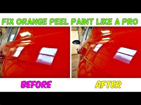 why are all factory paint job orange peel